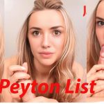 Peyton List amazing teasing and blowjob