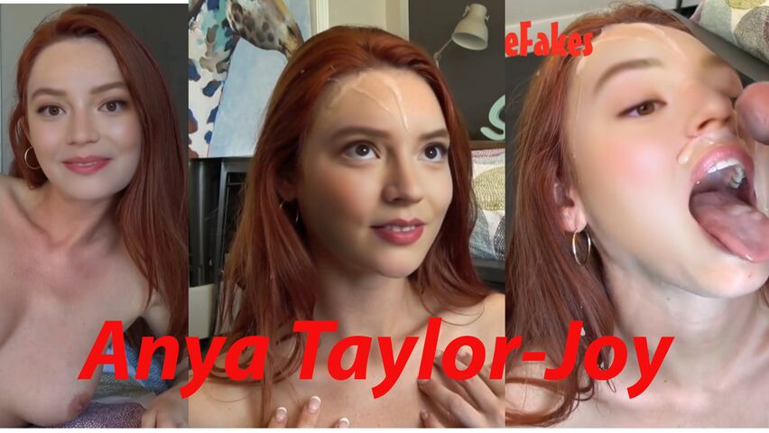 Anya Taylor Joy let's talk and fuck