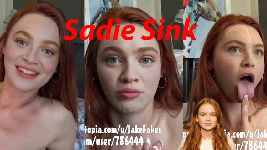 Sadie Sink let's talk and fuck