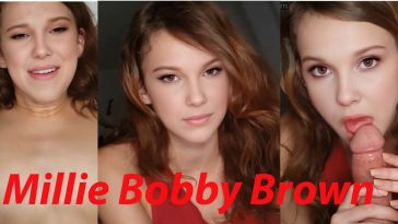 Millie Bobby Brown sleeps with you