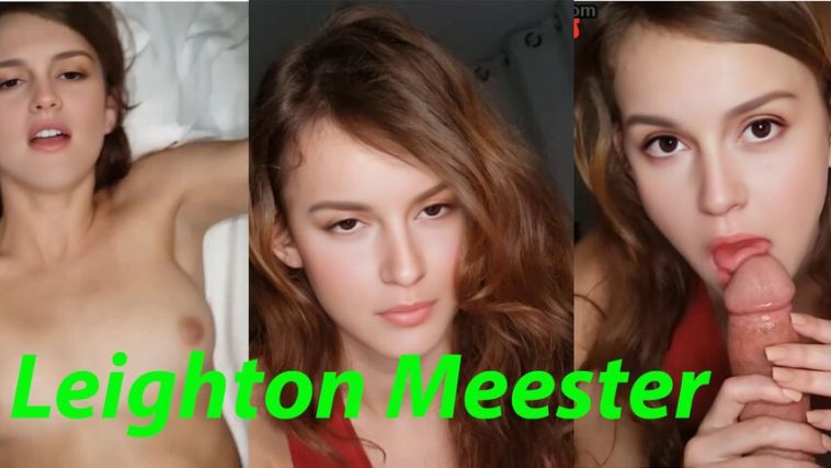 Leighton Meester sleeps with you