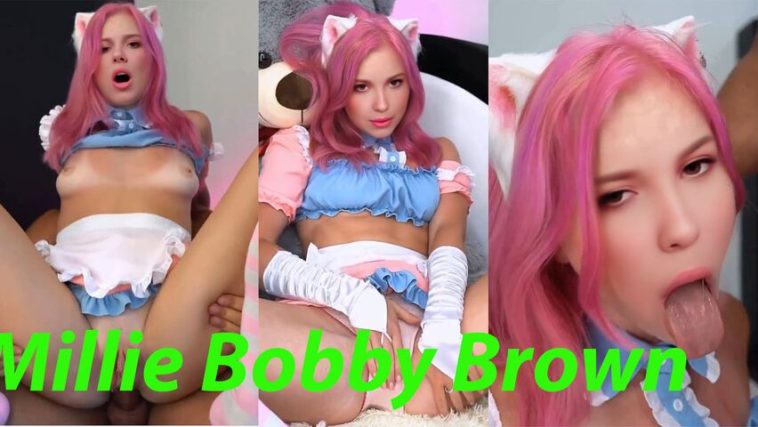 Millie Bobby Brown Sweet pink kitty