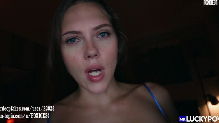 Scarlett Johansson POV Blowjob