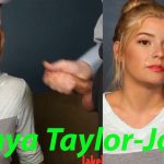 Anya Taylor Joy receives a facial