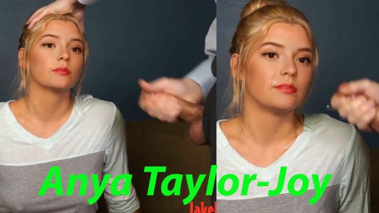 Anya Taylor Joy receives a facial