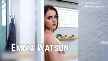 Step Sister Emma Watson Gives Step Bro Some Soapy Strokes